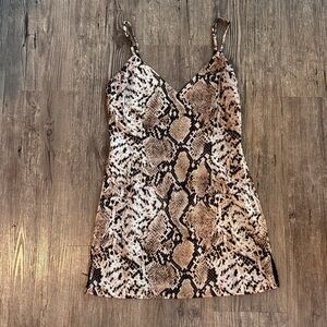 Superdown Animal Print Dress